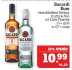 Rum Angebote von Bacardi bei Marktkauf Altenburg für 10,99 €