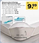 Wasserundurchlässige Molton-Matratzenauflage für 9,99 € bei Netto mit dem Scottie im Angebot Wasserundurchlässige Molton-Matratzenauflage im aktuellen Netto mit dem Scottie Prospekt