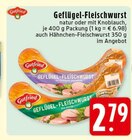 Aktuelles Geflügel-Fleischwurst natur Angebot bei E center in Leverkusen ab 2,79 €