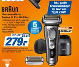 Herrenrasierer Series 9 Pro 9465cc im Angebot bei expert in Hildesheim Herrenrasierer Series 9 Pro 9465cc Angebote von Braun bei expert Hildesheim für 279,00 €