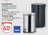Aktuelles Kosmetikeimer Monaco Angebot bei GLOBUS in Jena ab 6,99 €