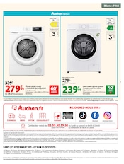 Promos Sèche-Linge dans le catalogue "COLLECTION BLANC D'ÉTÉ" de Auchan Hypermarché Sèche-Linge en promo dans le catalogue Auchan Hypermarché à la page 7