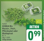 Bio Rucola, Feld-, Pflücksalat oder Blattspinat von EDEKA für 0,99 € bei EDEKA im Angebot Bio Rucola, Feld-, Pflücksalat oder Blattspinat von EDEKA im aktuellen EDEKA Prospekt