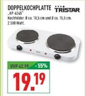 DOPPELKOCHPLATTE im Angebot bei Marktkauf in Beckum DOPPELKOCHPLATTE Angebote von TRISTAR bei Marktkauf Beckum für 19,19 €