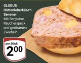 Hüttenberkäse-Semmel bei GLOBUS im Prospekt "" für 2,00 €