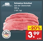 Aktuelle Schweinefleisch Angebote bei Netto Marken-Discount in Bergisch Gladbach Aktuelles Schweine-Schnitzel Angebot bei Netto Marken-Discount in Bergisch Gladbach ab 3,99 €