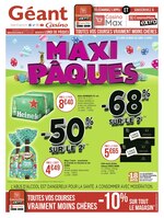 Catalogue Géant Casino "Maxi Pâques", 84 pages, à Ranspach-le-Bas, 30/03/2020 - 13/04/2020 Prospectus Géant Casino "Maxi Pâques", 84 pages, à Ranspach-le-Bas, 30/03/2020 - 13/04/2020