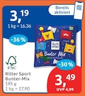 Bunter-Mix im Angebot bei budni in Pinneberg Bunter-Mix Angebote von Ritter Sport bei budni Pinneberg für 3,19 €