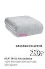 KRATTFIOL Fleecedecke im JYSK Prospekt KRATTFIOL Fleecedecke von im aktuellen JYSK Prospekt für 20,00 €