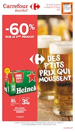 Catalogue Carrefour Market avec 56 pages de promos Prospectus Carrefour Market, "Des p'tits prix qui moussent", pages, 31/01/2023 - 12/02/2023