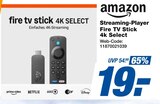 Aktuelle Fernseher Angebote bei expert in Lübeck Aktuelles Streaming-Player Fire TV Stick 4k Select Angebot bei expert in Lübeck ab 19,00 €