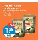 Hundenahrung im V-Markt Prospekt Hundenahrung von Dogs Best Nature im aktuellen V-Markt Prospekt für 1,59 €
