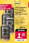 Rum & Cola oder Kentucky Highway Whiskey & Cola bei Netto mit dem Scottie im Neubrandenburg Prospekt für 1,69 €