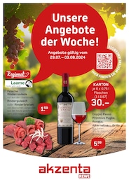 Akzenta Prospekt für Essen: "Unsere Angebote der Woche!", 8 Seiten, 29.07.2024 - 03.08.2024