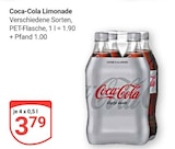 Aktuelles Coca-Cola Limonade Angebot bei GLOBUS in Salzgitter ab 3,79 €