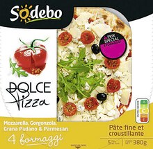 Pizza Dolce Pizza 4 fromages - Casino Supermarchés à Mulhouse Pizza Dolce Pizza 4 fromages en promo chez Casino Supermarchés Mulhouse à 4,60 €