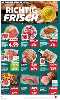 Rindfleisch im Kaufland Prospekt "Hier bin ich richtig" mit 76 Seiten (Hamburg)