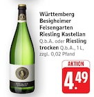 EDEKA Auenwald - Felsengarten Riesling Kastellan Angebot im Prospekt Felsengarten Riesling Kastellan bei EDEKA im Auenwald Prospekt für 4,49 €