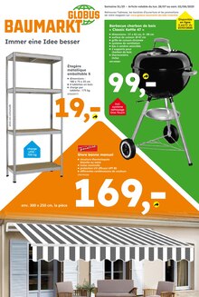 Prospectus Globus-Baumarkt à Zoufftgen, "GLOBUS BAUMARKT Immer eine Idee besser", 10 pages de promos valables du 28/07/2025 au 02/08/2025