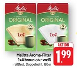 Aroma-Filter 1x4 braun Angebote von Melitta bei EDEKA Offenburg für 1,99 €
