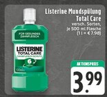 Listerine Mundspülung Total Care bei EDEKA im Xanten Prospekt für 3,99 €