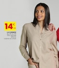 La chemise en promo à 14,99 € chez Stokomani La chemise dans le catalogue Stokomani