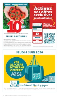 Catalogue Hyper U de la semaine 23, "-50% DE REMISE IMMÉDIATE SUR LE 2ÈME PRODUIT AU CHOIX", page 2, 02/06/2026 - 14/06/2026 Prospectus Hyper U en cours, "-50% DE REMISE IMMÉDIATE SUR LE 2ÈME PRODUIT AU CHOIX", page 2 sur 36