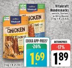 Hundesnacks im Angebot bei EDEKA in Krefeld Hundesnacks Angebote von Vitakraft bei EDEKA Krefeld für 1,69 €