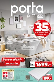 Matratze im porta Möbel Prospekt in Lemgo Aktueller porta Möbel Prospekt mit Matratze, "Besser gleich zu porta.", Seite 1