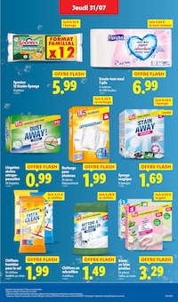 Promotion Plumeau dans le prospectus Lidl, valable du 31/07/2025 au 06/08/2025 Promo Plumeau dans le catalogue Lidl du moment à la page 23