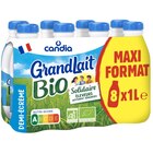 Lait U.H.T. demi-écrémé Bio "Maxi Format" - GRANDLAIT en promo chez Carrefour Reims à 11,44 €