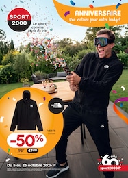 Prix et réduction Vêtements dans le prospectus Sport 2000 en cours Offre Vêtements dans le catalogue Sport 2000 du moment à la page 1