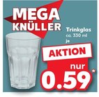 Trinkglas im Angebot bei Kaufland in Krefeld Trinkglas Angebote bei Kaufland Krefeld für 0,59 €
