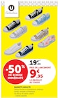 Baskets adulte - U COLLECTION en promo chez Super U Tarbes à 9,95 €