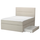 Aktuelle Boxspringbett Angebote bei IKEA in Bochum Aktuelles Boxspringbett mit Bettkasten Valevåg fest/mittelfest/Nisseholm Odensvi hellbeige 160x200 cm Angebot bei IKEA in Bochum ab 878,00 €