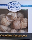 Coquilles d'escargots de Bourgogne - Roger Dutruy en promo chez Intermarché Super Coquilles d'escargots de Bourgogne - Roger Dutruy dans le catalogue Intermarché Super