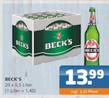 Getränke Lehmann - Getränke A-Z - Beck's Angebot im Prospekt Beck's bei Getränke Lehmann - Getränke A-Z im Prospekt "" für 13,99 €