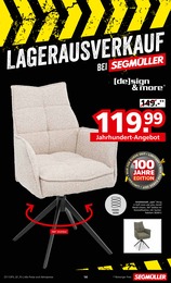 Stuhl im Segmüller Prospekt Stuhl im Segmüller Prospekt LAGERAUSVERKAUF BEI SEGMÜLLER auf S. 14