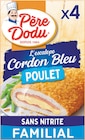 Escalope Cordon Bleu de Poulet Familial - Père Dodu en promo chez Intermarché Super Escalope Cordon Bleu de Poulet Familial - Père Dodu dans le catalogue Intermarché Super