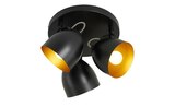 KHG Deckenstrahler 3-flammig schwarz innen goldfarben im Höffner Prospekt KHG Deckenstrahler 3-flammig schwarz innen goldfarben von im aktuellen Höffner Prospekt für 44,99 €