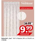 Dekoschal "Liva" von Noblesse im aktuellen Segmüller Prospekt für 9,99 €