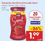 Konfitüre Extra oder Samt bei Netto Marken-Discount im Prospekt "" für 1,99 €