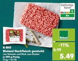 Hackfleisch gemischt im Kaufland Prospekt Hackfleisch gemischt von Bioland im aktuellen Kaufland Prospekt für 5,49 €
