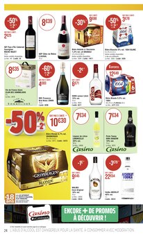 Promo Vodka dans le catalogue Casino Supermarchés du moment à la page 24