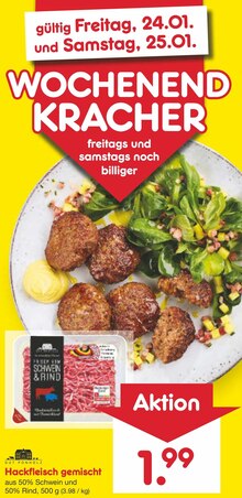 Hackfleisch gemischt bei Netto Marken-Discount in Bad Salzuflen Hackfleisch gemischt im Angebot bei Netto Marken-Discount Bad Salzuflen für 1,99 €