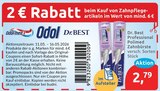 Professional Polimed Zahnbürste von Dr. BEST im aktuellen budni Prospekt