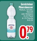 Mineralwasser Medium Angebote von Gerolsteiner bei EDEKA Ravensburg für 0,79 €