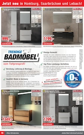 Badmöbel im Die Möbelfundgrube Prospekt in Mainz Aktueller Die Möbelfundgrube Prospekt mit Badmöbel, "Traum Küchen", Seite 8