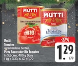 Pizza Sauce im Angebot bei EDEKA in Chemnitz Pizza Sauce Angebote von Mutti bei EDEKA Chemnitz für 1,29 €