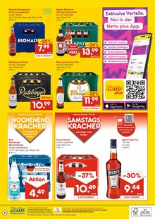 Bitburger im Netto Marken-Discount Prospekt "DER ORT, AN DEM DU IMMER AUSGEZEICHNETE PREISE FINDEST." mit 2 Seiten (Lippstadt)